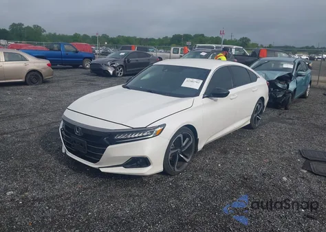 2022 Honda Accord Sport z USA, uszkodzony, nr VIN 1HGCV1F31NA046378